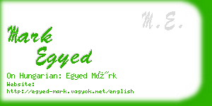 mark egyed business card